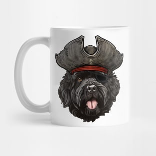 Funny Pirate Bouvier des Flandres Dog Mug